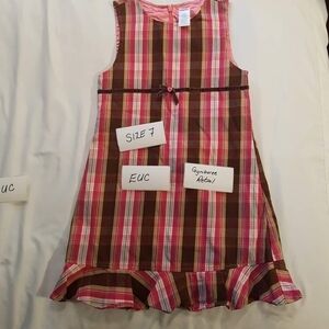Gymboree girls lined Tyrolean Lure dress size 7